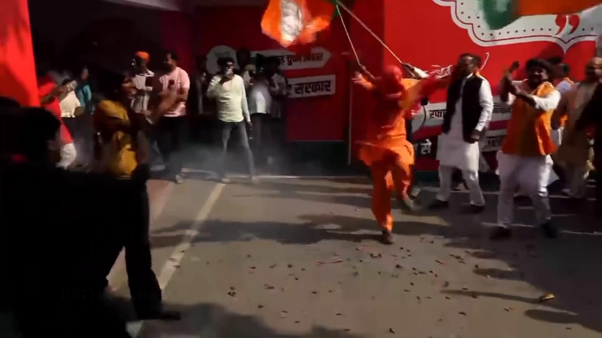 Modi's ruling coalition leads in key election in the Indian state of Bihar