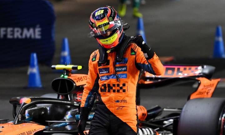Oscar Piastri on pole for Qatar Grand Prix as Lando Norris fails to complete last lap in qualifying