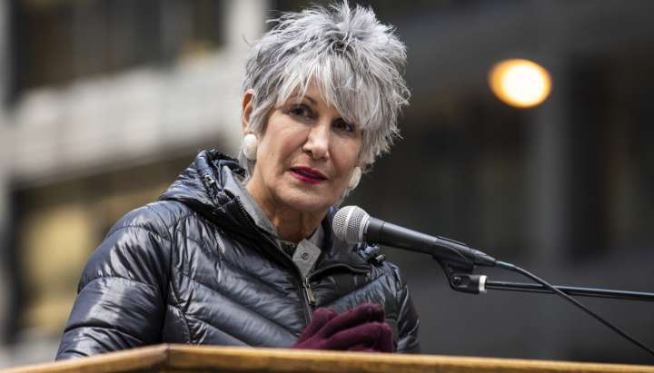 Cook County Treasurer Maria Pappas says she's running for mayor, but doesn't want to talk about it