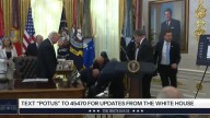 Un hombre se desmayó en el Despacho Oval durante una rueda de prensa de Donald Trump [VIDEO]