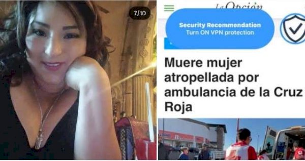 Despiden en redes a atropellada por ambulancia de la Cruz Roja