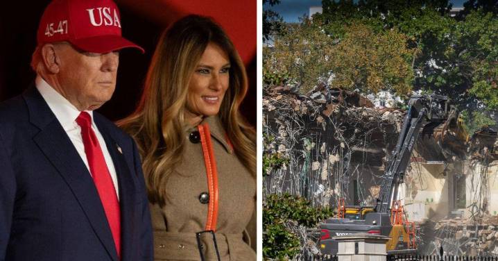Donald Trump Admits Wife Melania Wasn't Happy About His Decision to Demolish the East Wing and Build $300 Million Ballroom