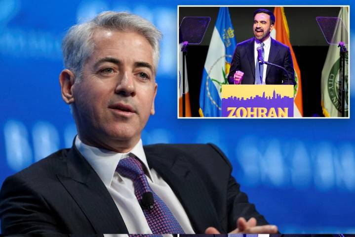 NYC moguls rip Bill Ackman for congratulating Zohran Mamdani