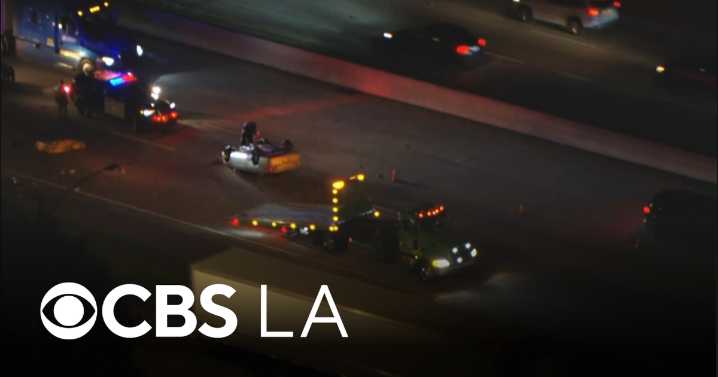 Deadly crash forces CHP to partially close 60 Freeway