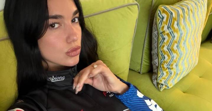 Dua Lipa's Red Thong Peek Raises Flirtiness in Her Photos