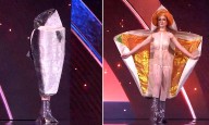 La representante de Noruega en Miss Universo causa furor con traje de salmón