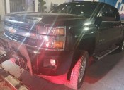 Hallan 2 pistolas en troca de baleados en Cuauhtémoc