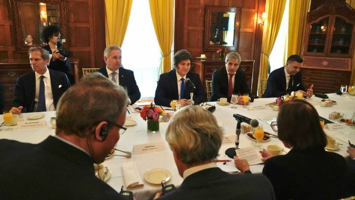 Javier Milei se reunió con empresarios en Nueva York y los motivó para que inviertan en el país