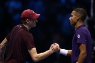 Tennis-Sinner storms past Auger-Aliassime to begin ATP Finals defence