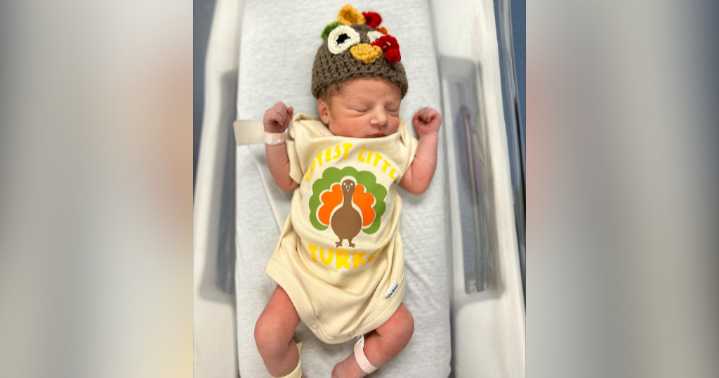Photos show babies at Pittsburgh-area hospital dressed up in adorable Thanksgiving outfits