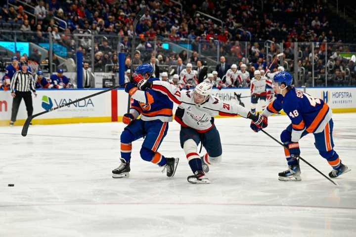 Tom Wilson scores twice in Capitals win over banged-up Islanders - The Rink Live | Coverage of youth, junior, high school and college hockey