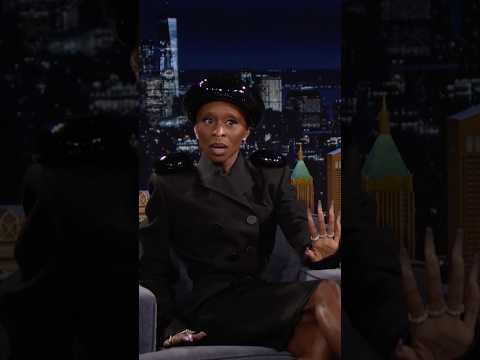 #CynthiaErivo explains the true story behind her recent viral meme 🤣 #FallonTonight #WickedForGood