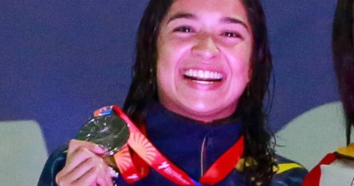 Nadadora manizaleña gana medalla de oro en los Juegos Bolivarianos en Perú