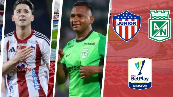 Junior vs Atlético Nacional: Dónde Ver HOY EN VIVO y gratis fecha 20 Liga BetPlay