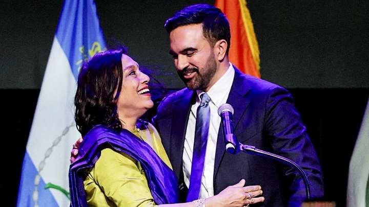 Mira Nair beams with pride as son Zohran Mamdani becomes New York's youngest mayor