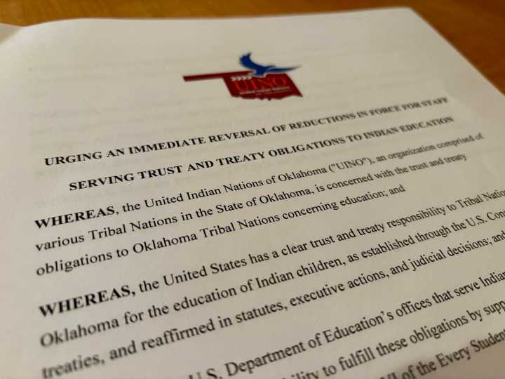 Oklahoma tribes urge Trump to reverse Native education cuts