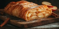 Strudel de manzana bajo en calorías y sin azúcar: una alternativa saludable apta para diabéticos