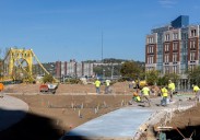 Pittsburgh's Arts Landing construction is more than halfway done