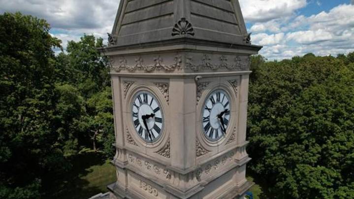 Cave Hill Cemetery clock tower restoration project is now complete