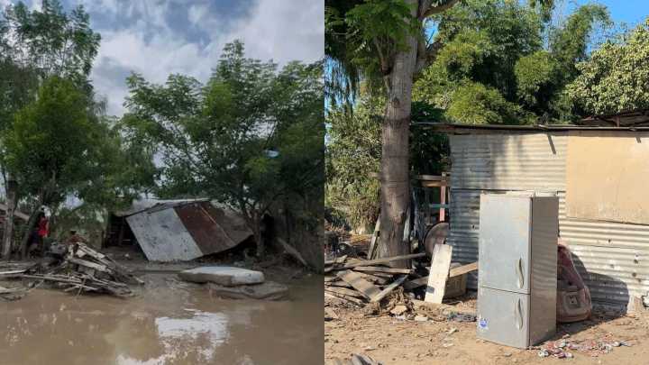 Familia Narra Cómo el Río Cazones Destruyó su Casa en Poza Rica; Se Enteraron por Mensaje