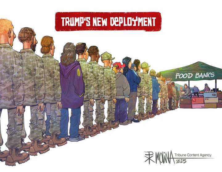 Cartoon: Trump's new deployment