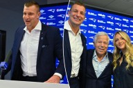Robert Kraft tries to entice Rob Gronkowski to suit up against Jets