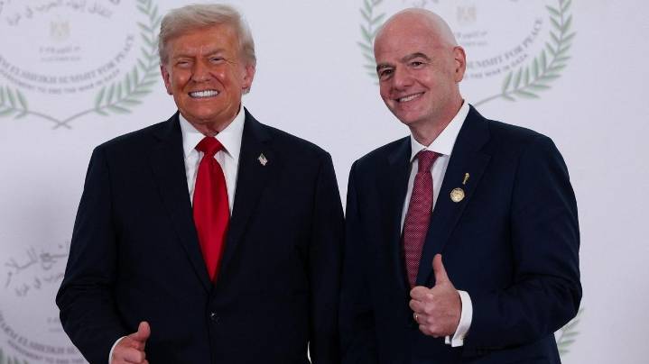 Infantino says 'you will see' at World Cup draw if Trump receives new FIFA peace prize