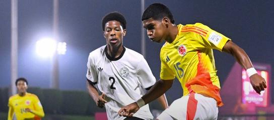 Colombia debutó en el Mundial Sub 17 con empate ante Alemania