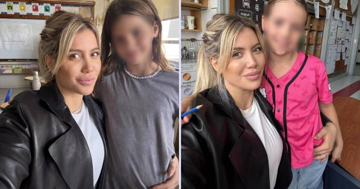 Así fue el reencuentro de Wanda Nara y sus hijas Francesca e Isabella tras los días con Mauro Icardi