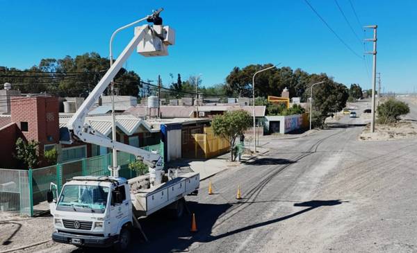 Se instaló luminaria led en la zona norte de la ciudad