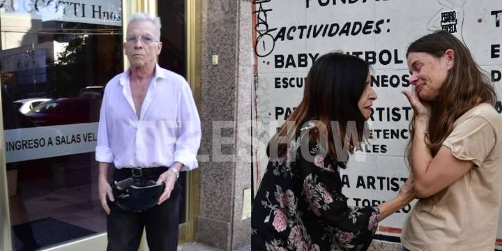 Las fotos del velatorio de Jorge Lorenzo: la despedida de Gerardo Romano y amigos íntimos del mundo artístico