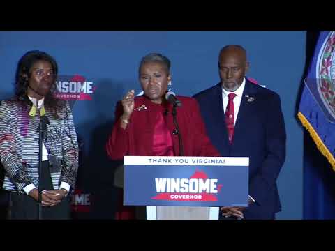 WATCH LIVE: Winsome Earle-Sears to speak after projected defeat for Virginia Gov.
