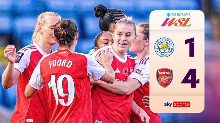 Leicester City 1-4 Arsenal | Women's Super League highlights