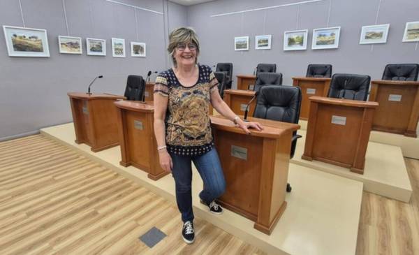 La artista Graciela Tramontini expone en el Concejo Deliberante