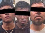 Caen tres hombres por atracó en una tienda de ropa en la Roma