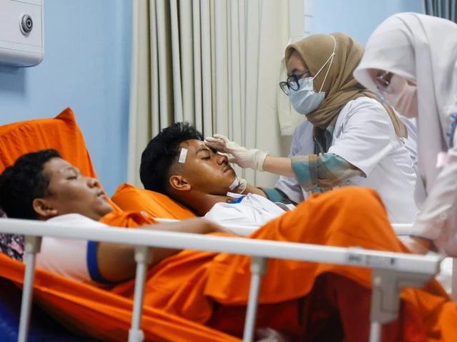 More than 50 injured in explosions at school mosque in Indonesia