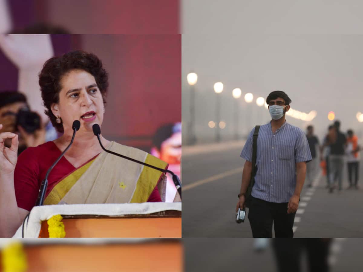 Priyanka Gandhi Calls Delhi Air Pollution ‘Truly Shocking’, Seeks Urgent Action From PM Modi And CM Rekha Gupta