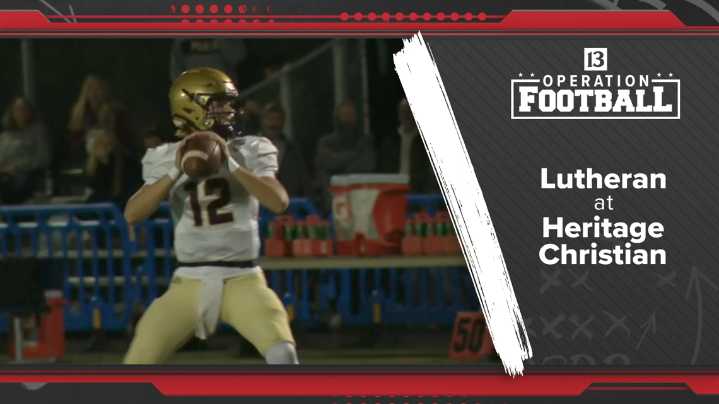 Operation Football | Lutheran wins sectional title with 28-24 win over Heritage Christian