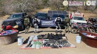 Cinco detenidos y aseguramiento de armas, droga y explosivos en Michoacán durante operativos del “Plan por la Paz y la Justicia”