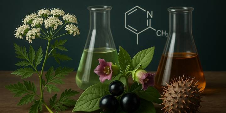 Cicuta, belladona y ricina, los venenos vegetales que cambiaron la historia y muestran dualidad con la medicina