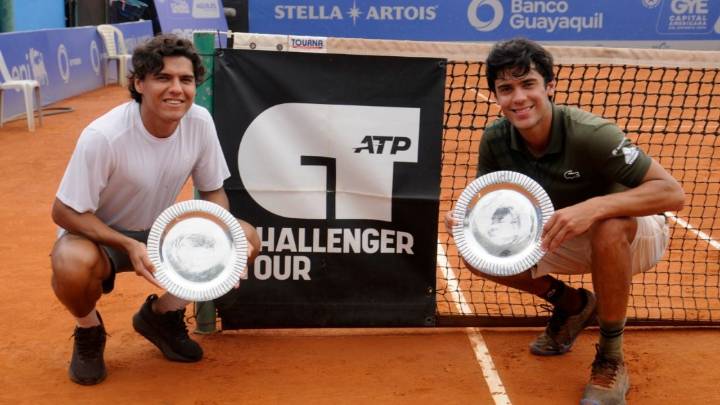 Mexicanos Rodrigo Pacheco y Alex Hernández gana título de dobles en el Challenger de Guayaquil