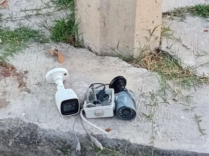 Guardia Estatal retira cámaras irregulares en Valle Hermoso