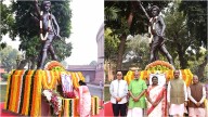 President Droupadi Murmu Pays Tribute To Birsa Munda On 150th Birth Anniversary At Parliament House