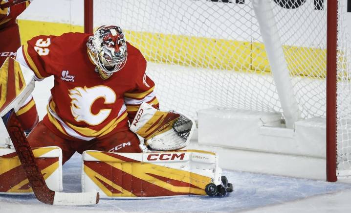 Goals still elusive, but Flames find right formula in 2-0 win over Sharks – Winnipeg Free Press