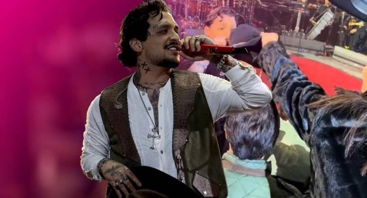 Acusan a Christian Nodal de coquetear con una fan en pleno concierto en Sonora