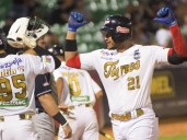 Tigres sacó las garras ante Caribes 8