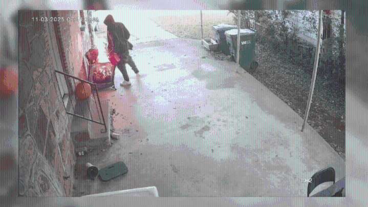 Security camera captures suspect in string of North Little Rock house fires