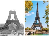 Photos of 13 iconic landmarks as they were being constructed
