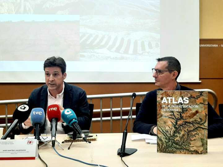 La degradación afecta al 43,35% del país, según el nuevo Atlas de la desertificación de España