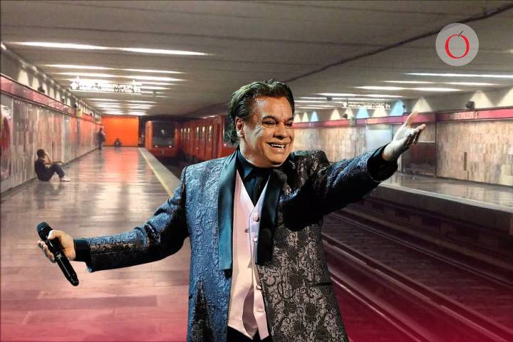 ¡Juan Gabriel fue visto con vida en Metro Sevilla! Filtran foto del cantante en el acceso del transporte público